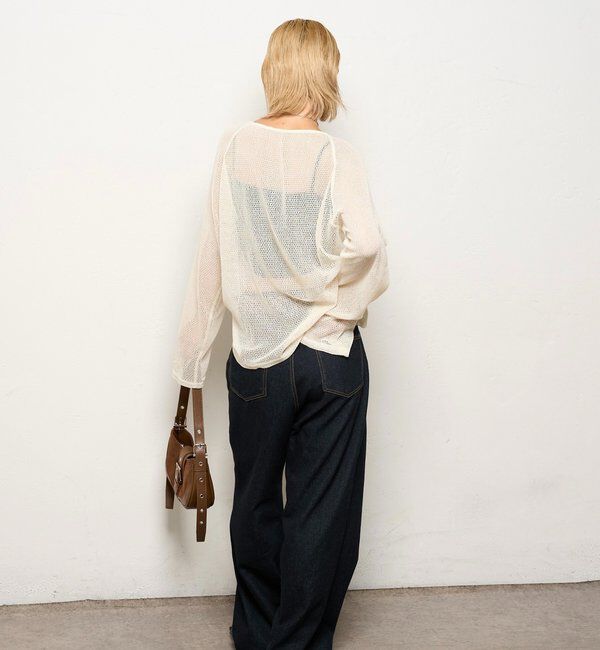  「コードデザインニットソートップス」|Tシャツ・カットソー|