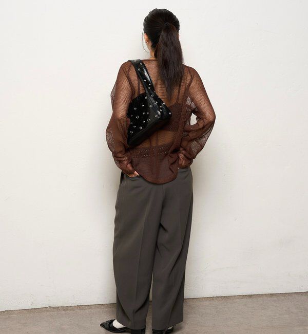  「コードデザインニットソートップス」|Tシャツ・カットソー|