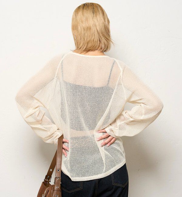  「コードデザインニットソートップス」|Tシャツ・カットソー|