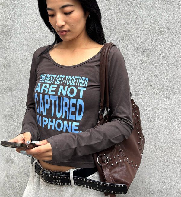  「【WEB限定】MESSAGE TOPS」|Tシャツ・カットソー|