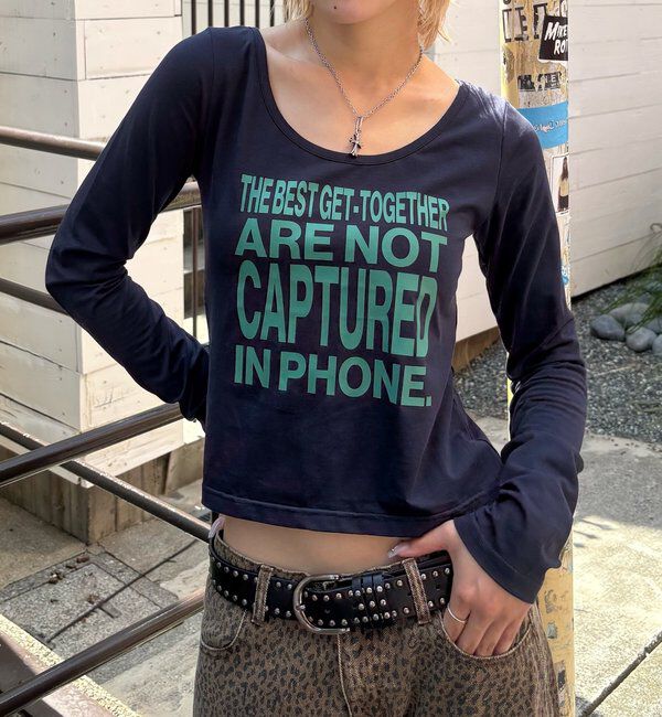  「【WEB限定】MESSAGE TOPS」|Tシャツ・カットソー|