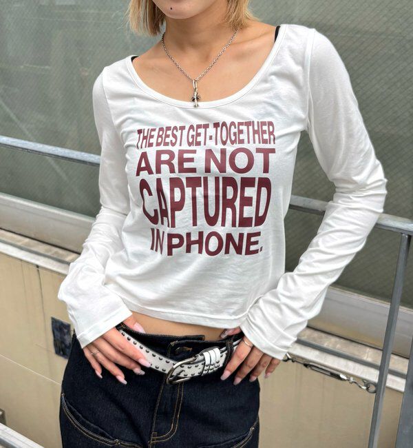  「【WEB限定】MESSAGE TOPS」|Tシャツ・カットソー|