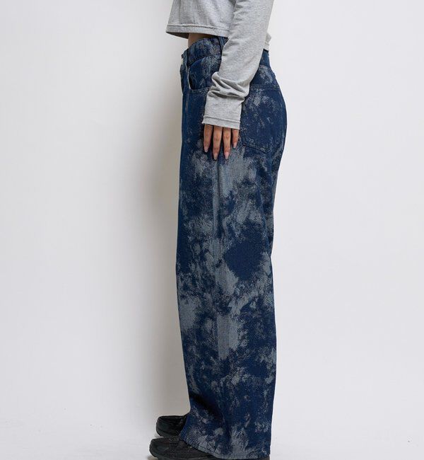  「アソート柄ローライズデニム」|デニム|