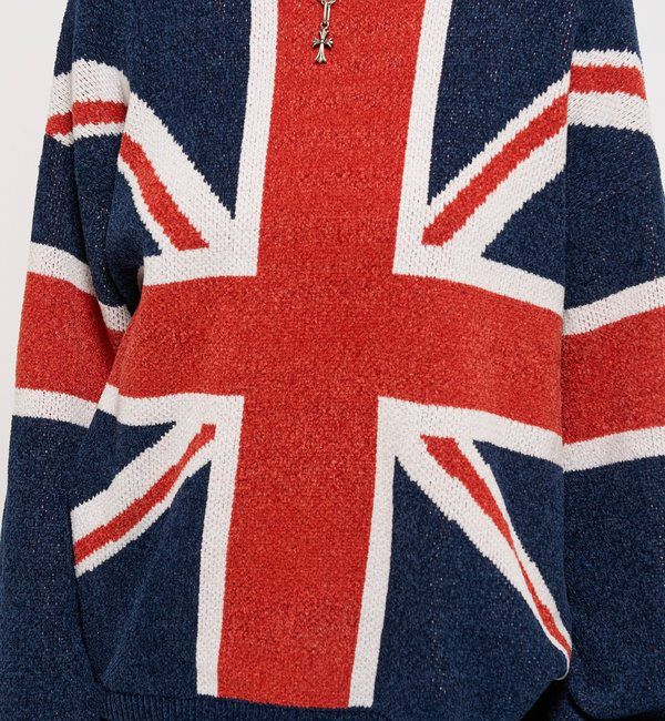  「UNION JACK KNIT」|カーディガン|