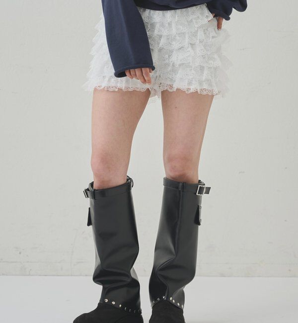  「LACE SHORTS/レースショートパンツ」|チノ|