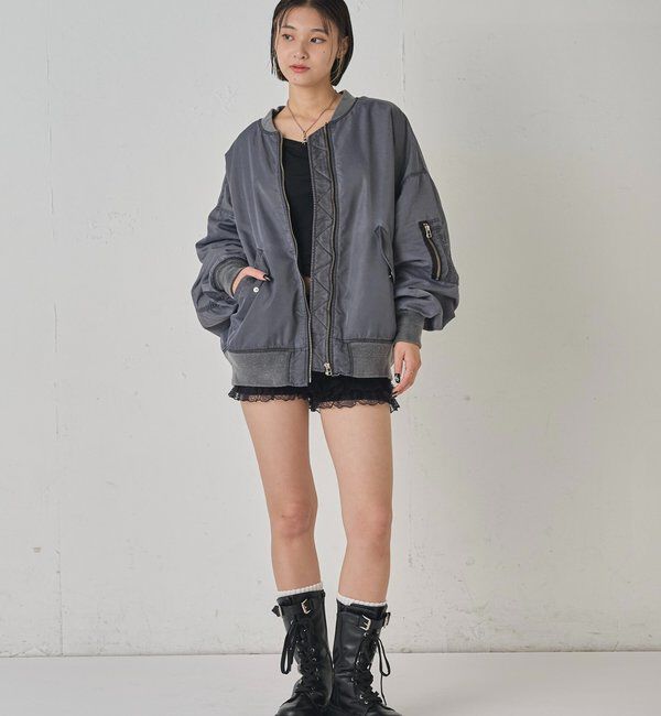  「LACE SHORTS/レースショートパンツ」|チノ|