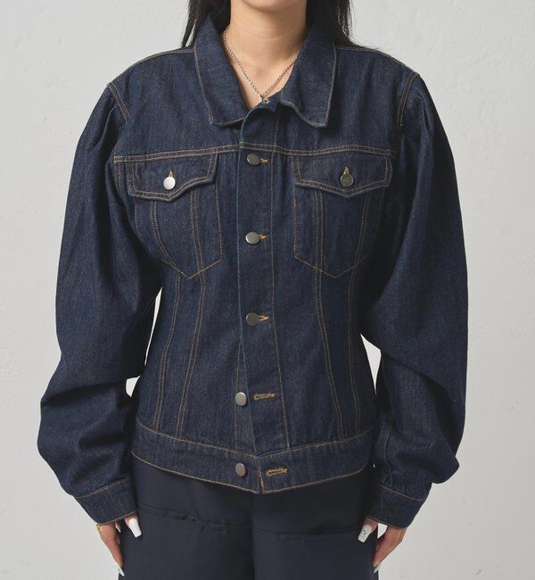  「PUFF SLEEVE DENIM JACKET」|ブルゾン・スタジャン|