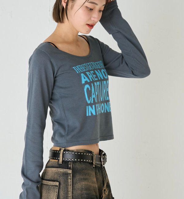  「MESSAGE LOGO KNIT」|ニット・セーター|