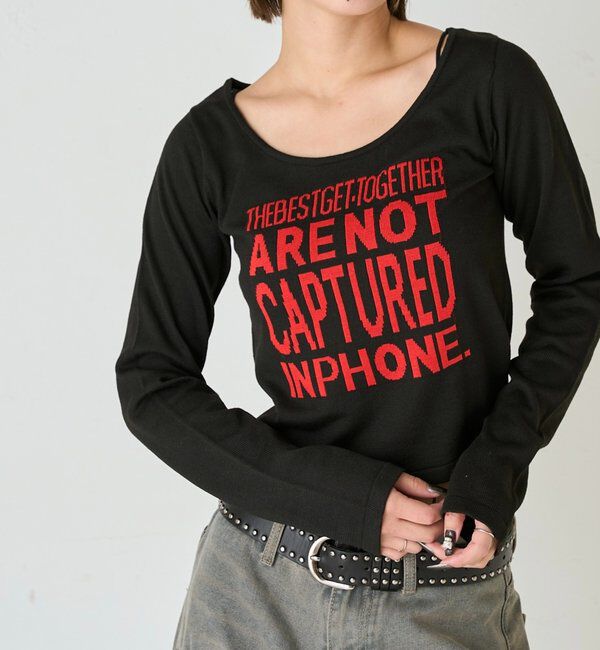  「MESSAGE LOGO KNIT」|ニット・セーター|