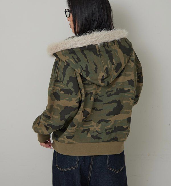  「SLASH POCKET FUR PARKA」|パーカー|
