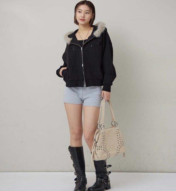  「SLASH POCKET FUR PARKA」|パーカー|