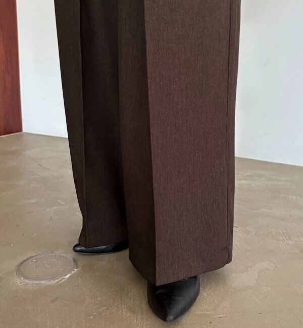  「【累計2万本突破！】【低身長・高身長サイズあり】2タックワイドパンツ」|チノ|