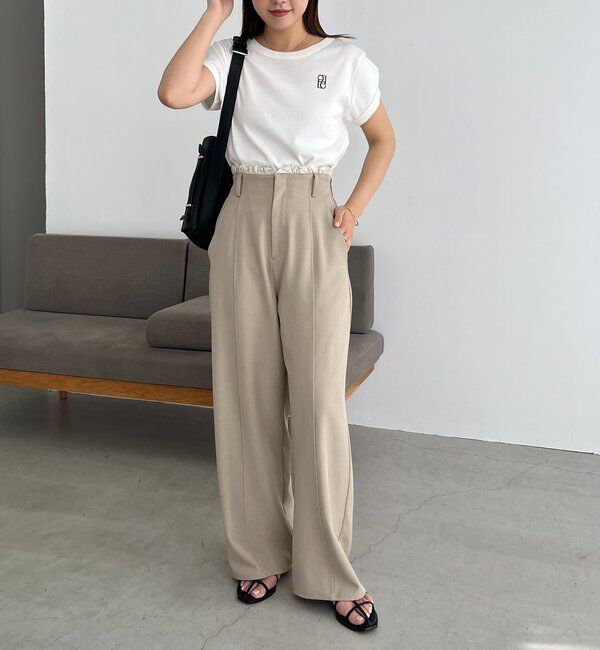  「フリルウエストパンツ」|チノ|