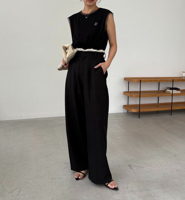  「フリルウエストパンツ」|チノ|