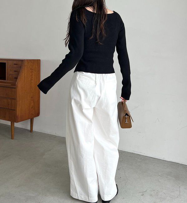  「【選べる4サイズ展開】2タックコットンパンツ」|チノ|