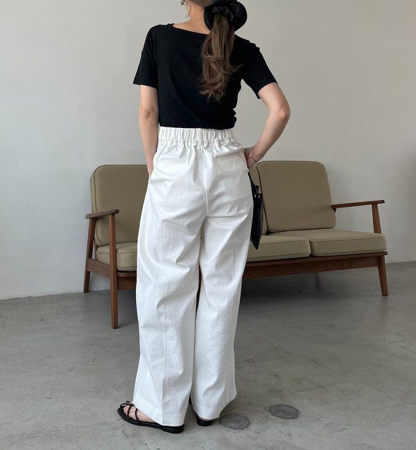  「クロスレイヤード半袖ニット」|ニット・セーター|