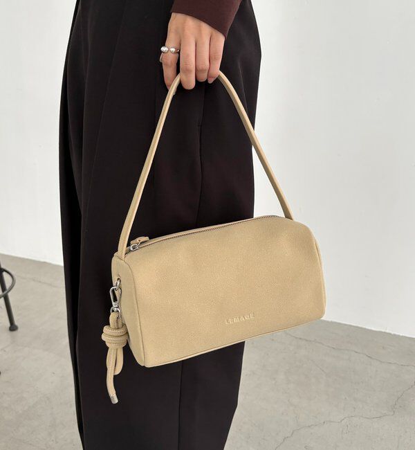  「【軽量/大容量】キューブバッグ」|トートバッグ|ライトベージュ