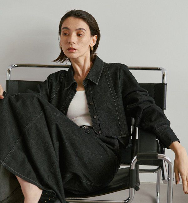  「【セットアップ対応】コットンクロップシャツ」|シャツ・ブラウス|