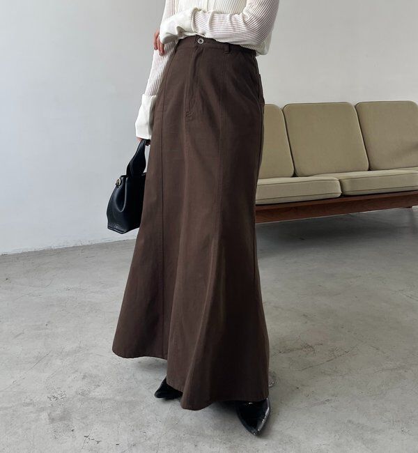  「【セットアップ対応】コットンフレアスカート」|スカート|