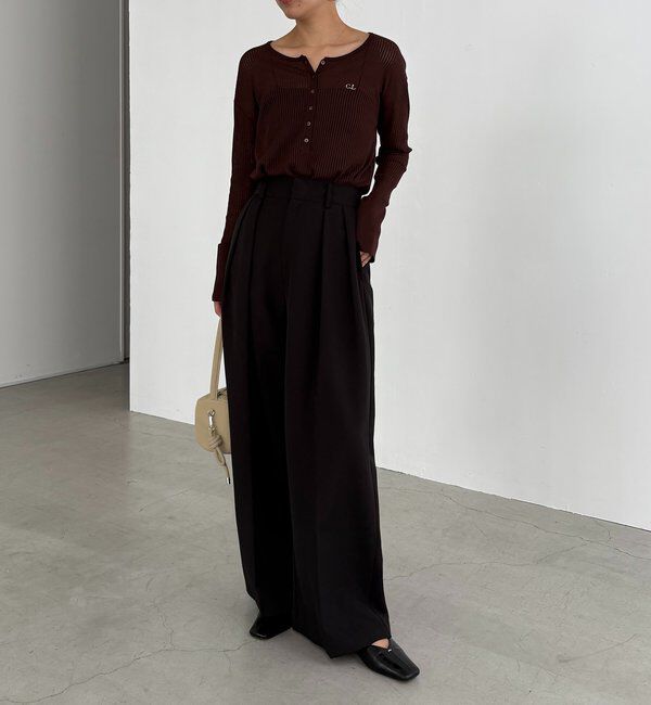  「〈C.L〉シアーヘンリーニット」|ニット・セーター|