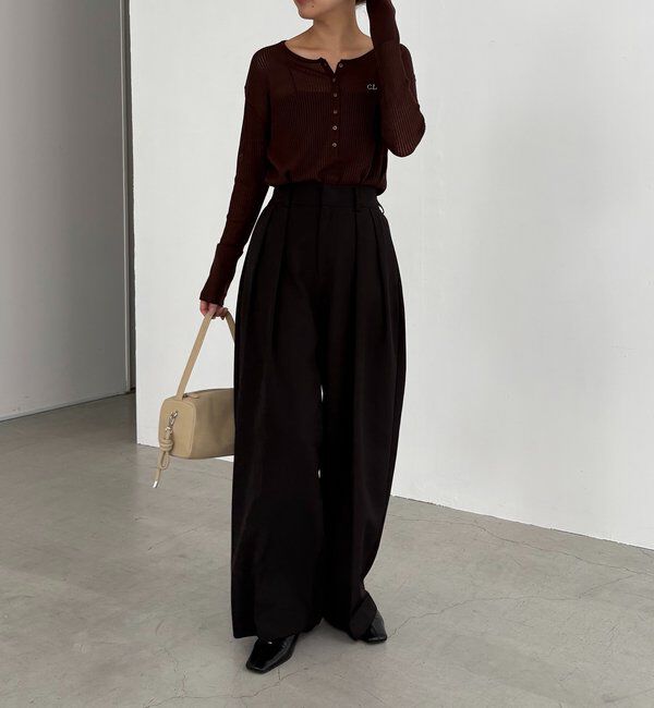  「〈C.L〉シアーヘンリーニット」|ニット・セーター|