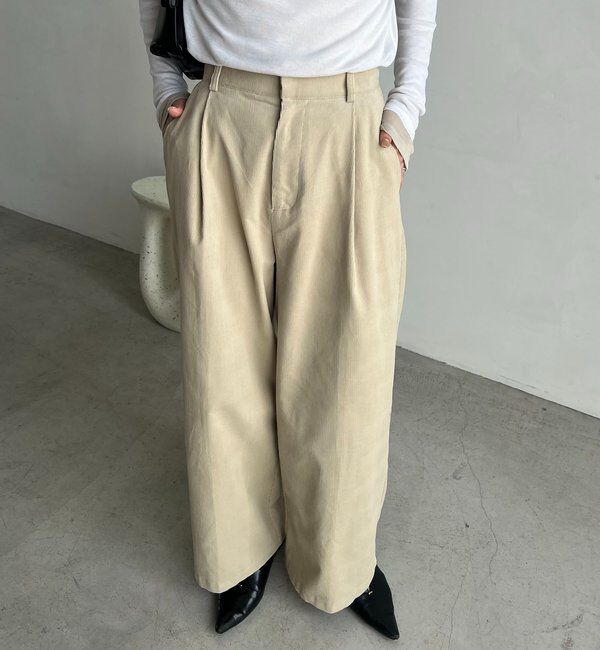  「コーデュロイストレートパンツ」|チノ|