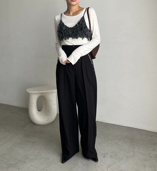  「【セットアイテム】インナーSETウーリービスチェ」|Tシャツ・カットソー|