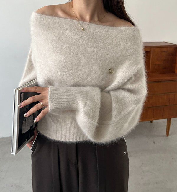  「【上質な着心地/全骨格細見え】〈C.L〉FOXカシミアドルマンニット」|ニット・セーター|