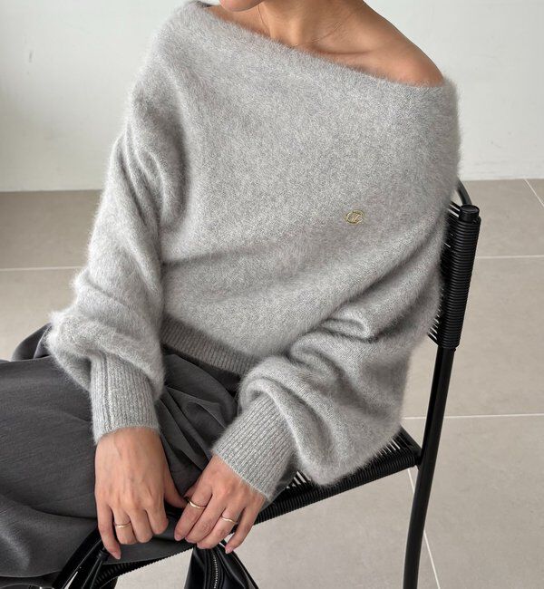  「【上質な着心地/全骨格細見え】〈C.L〉FOXカシミアドルマンニット」|ニット・セーター|