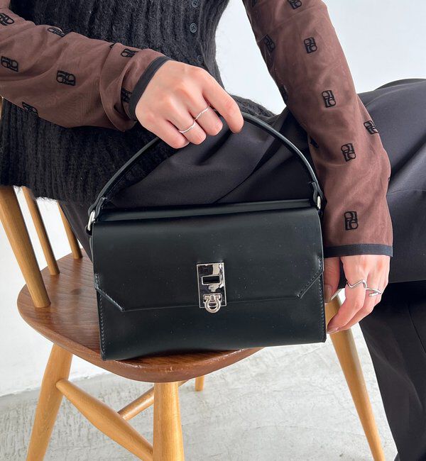  「【オケージョンにも◎】2ルームフラップバッグ」|トートバッグ|