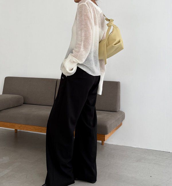  「テンセルウールホックカーディガン」|カーディガン|