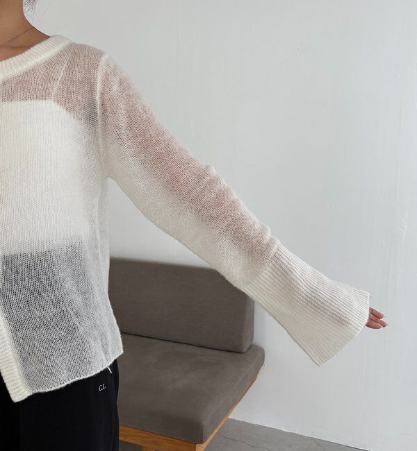  「テンセルウールホックカーディガン」|カーディガン|