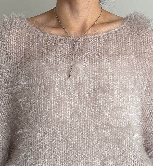  「フェザーラウンドプルオーバー」|ニット・セーター|