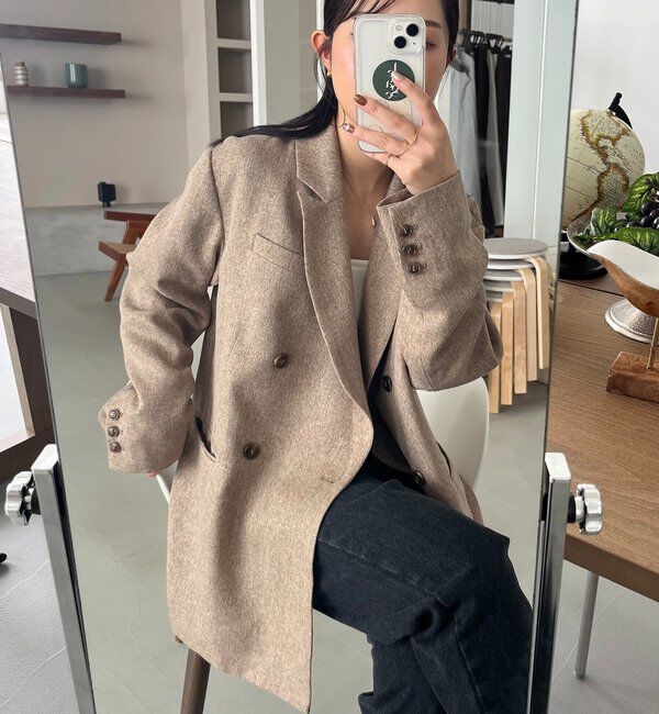  「【CAPRICIEUX LE'MAGE&times;nanacoコラボ】ツイードジャケット」|テーラードジャケット|