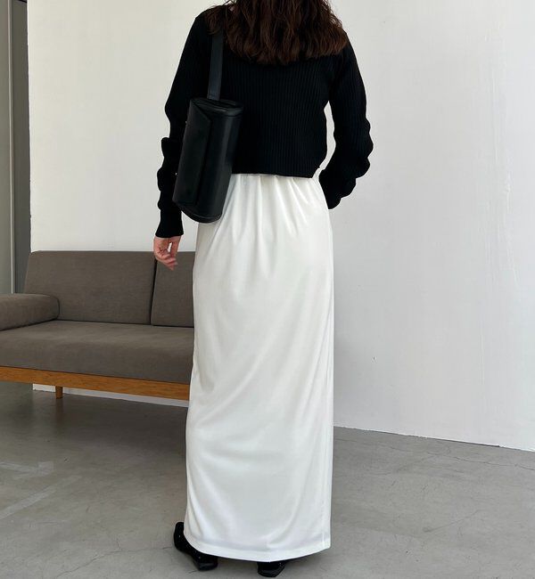  「【低身長サイズあり】ベロアIラインスカート」|スカート|