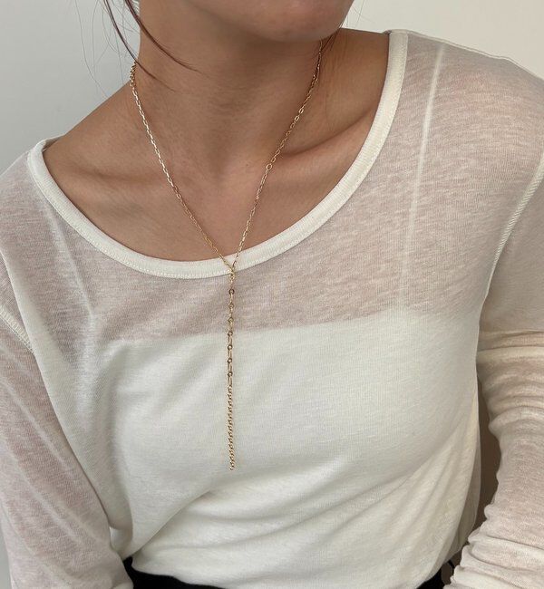  「〈GOLDY/ゴールディ〉MIXチェーンYネックレス」|リング|ゴールド