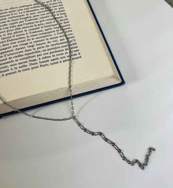  「〈GOLDY/ゴールディ〉MIXチェーンYネックレス」|リング|シルバー