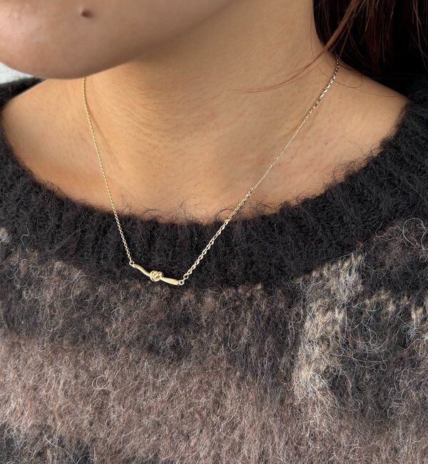  「〈GOLDY/ゴールディ〉ノットバーネックレス」|リング|