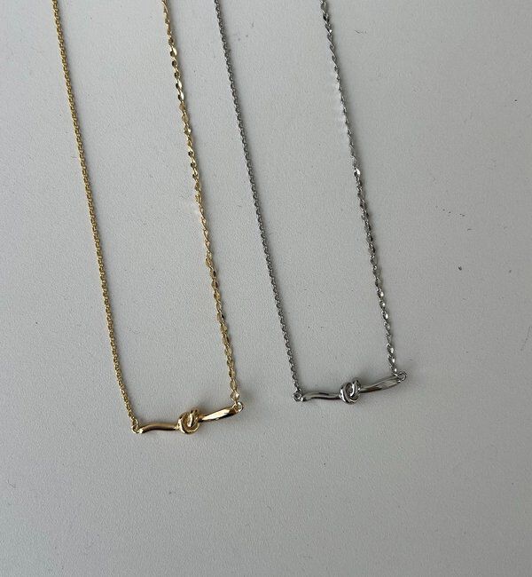  「〈GOLDY/ゴールディ〉ノットバーネックレス」|リング|