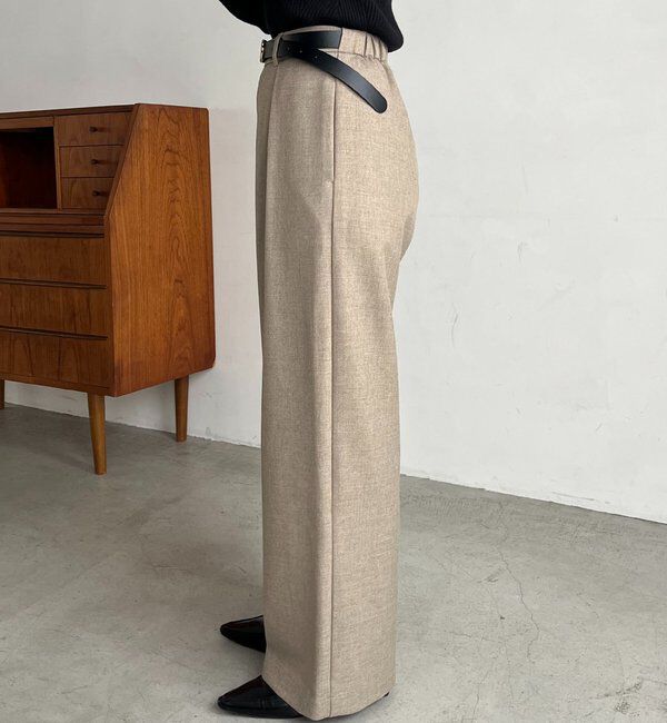  「【低身長サイズあり】アシメベルトSETパンツ」|チノ|