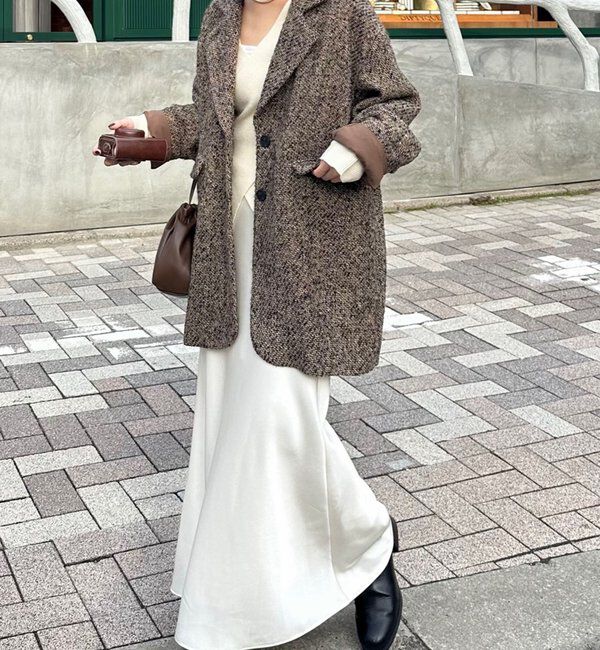  「ツイードテーラーハーフコート」|その他|