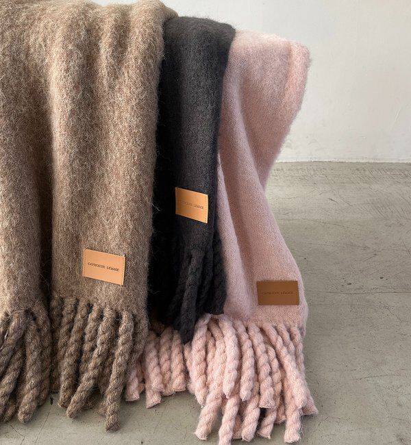  「モヘア起毛マフラー」|マフラー|