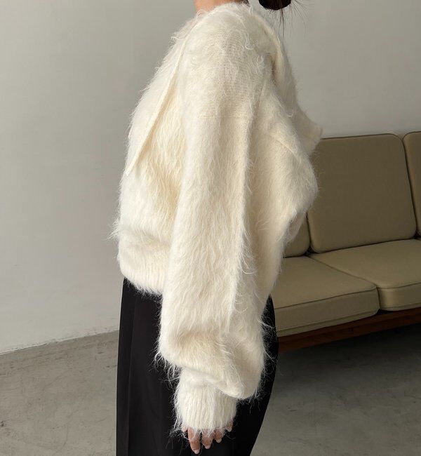  「シャギーニットフーディ」|ニット・セーター|