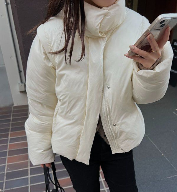  「【軽量/保温性◎】2WAY中綿パフジャケット」|その他|