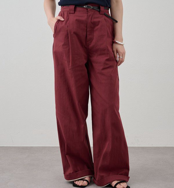  「《旬のコーデに》ミリタリーパンツ」|チノ|