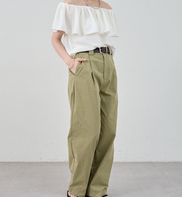  「《旬のコーデに》ミリタリーパンツ」|チノ|