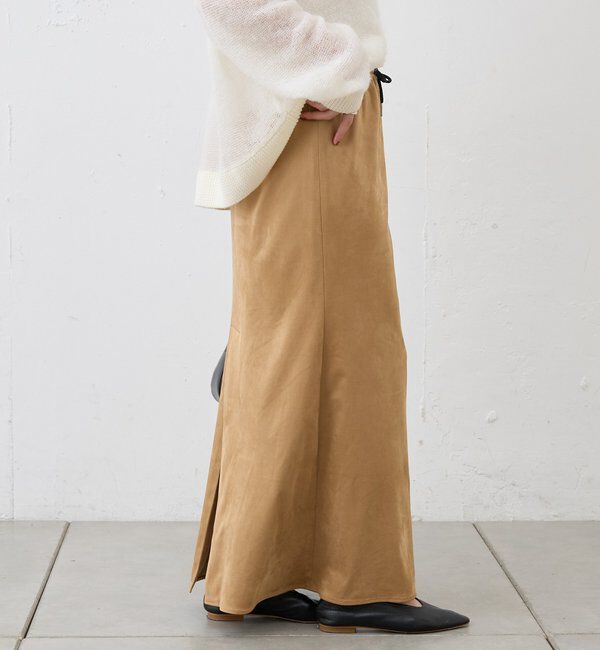  「《セットアップ着用可能》フェイクスウェードスカート」|スカート|