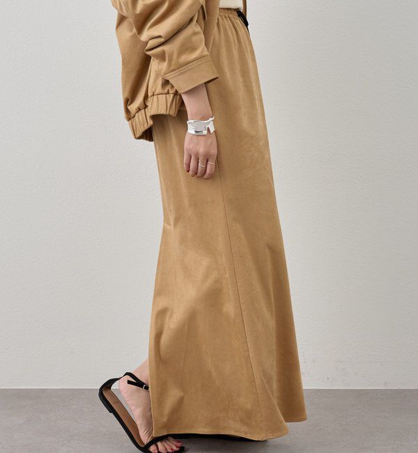  「《セットアップ着用可能》フェイクスウェードスカート」|スカート|