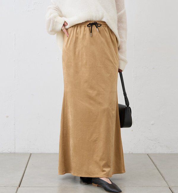  「《セットアップ着用可能》フェイクスウェードスカート」|スカート|