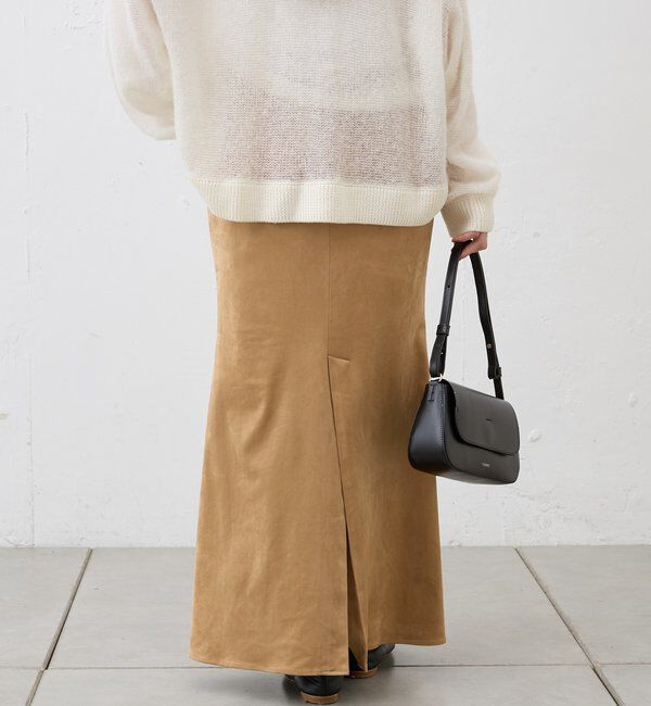  「《セットアップ着用可能》フェイクスウェードスカート」|スカート|